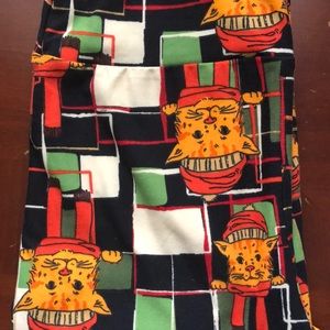 Christmas / winter cat leggings😻